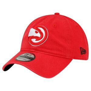 NWT Men's New Era Red Atlanta Hawks Team 2.0 9TWENTY Adjustable Hat